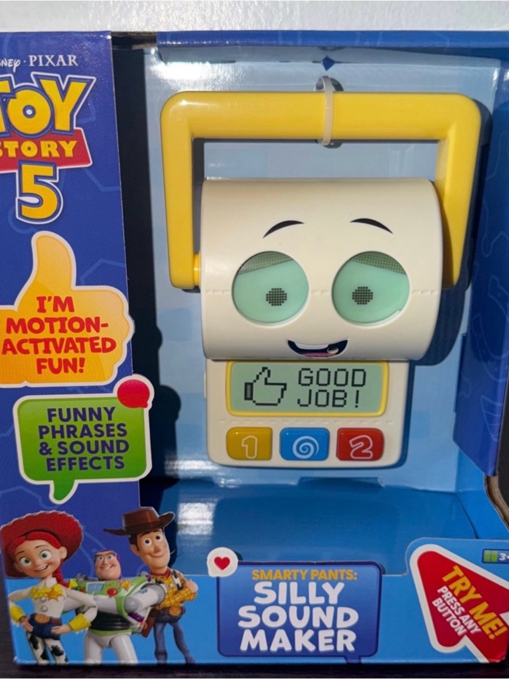 Disney Pixar Toy Story 5 Yellow Silly Sound Maker - Smarty Pants